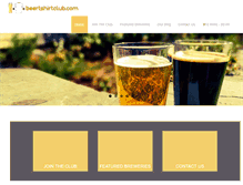 Tablet Screenshot of beertshirtclub.com